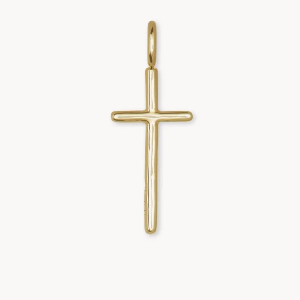 NEW Kendra Scott Cross Charm in 18k Gold Vermeil
